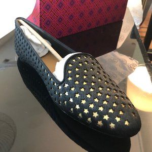 Tory Burch Olympia Star Flat Loafer Black